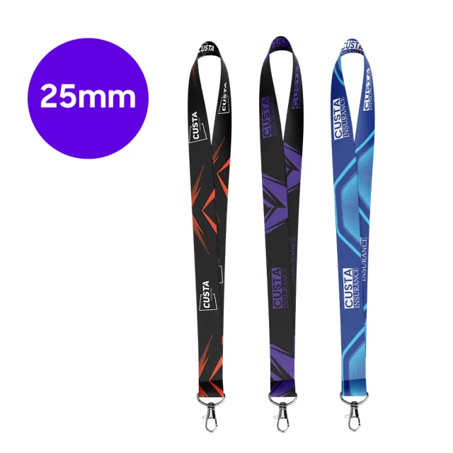 25mm Sublimation Lanyard