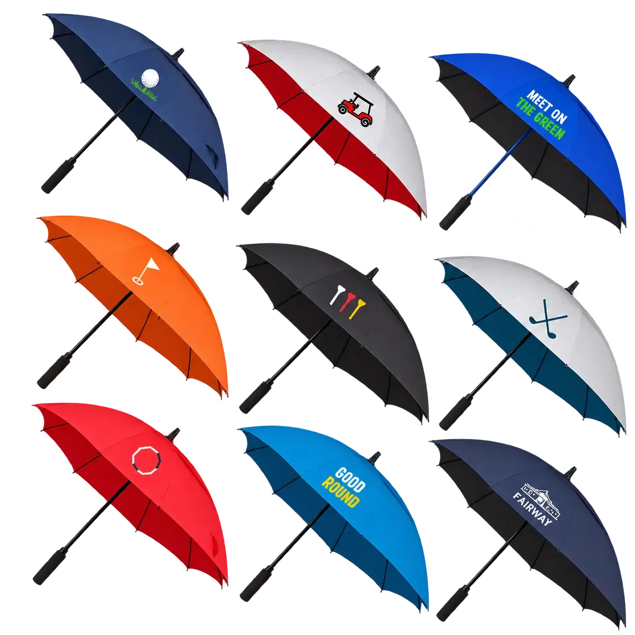 Custom Golf Umbrella Printing