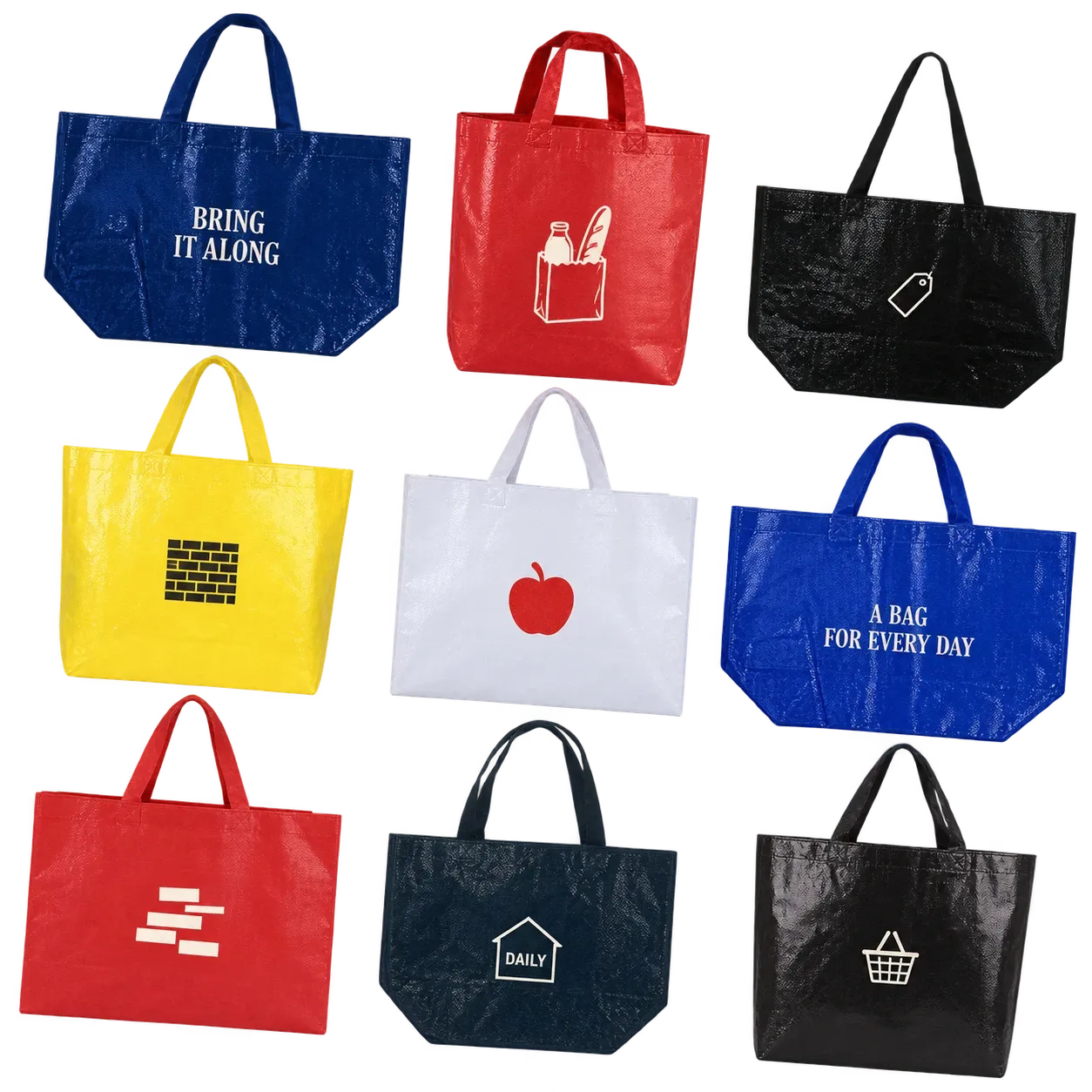 Custom Laminated PP Woven Bag Printing