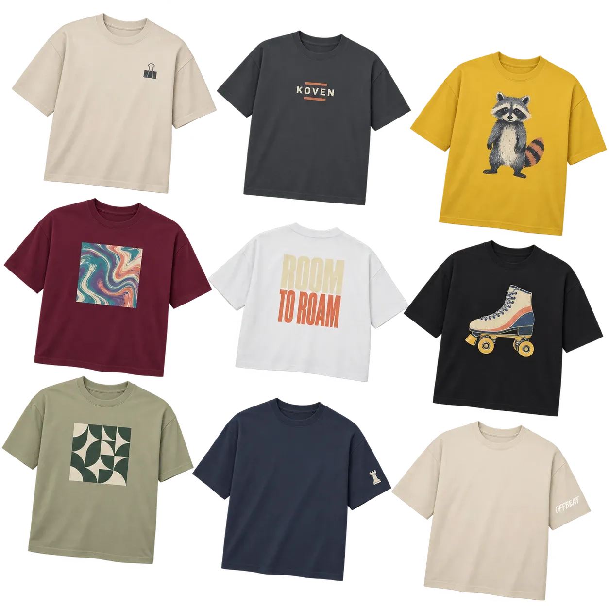 Custom Oversized T-Shirt Printing