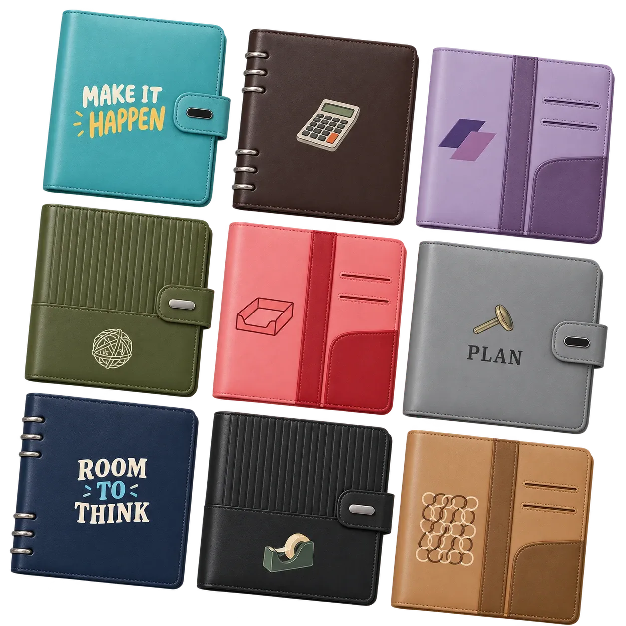 Custom PU Organizer Printing