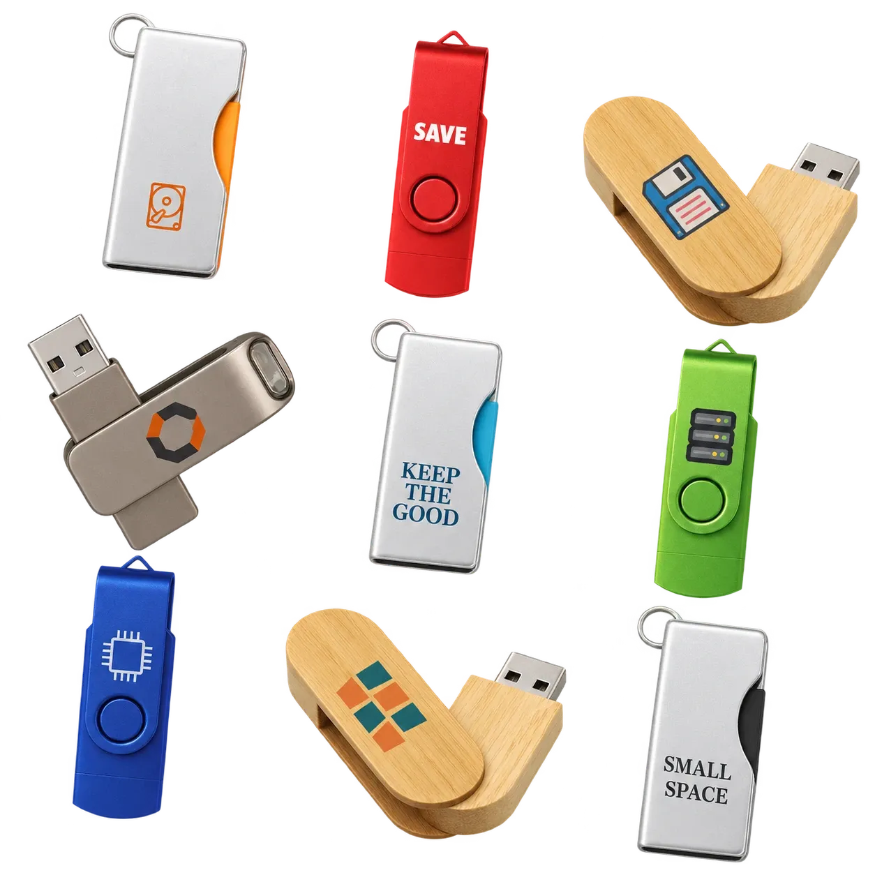 Custom USB Flash Drive Printing