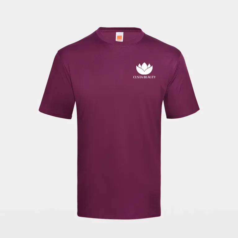 Polyester Check Jacquard Antibac T-shirts