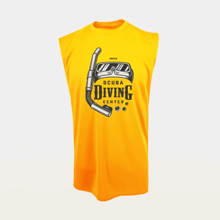 Microfiber Quick Dry Sleeveless T-Shirt