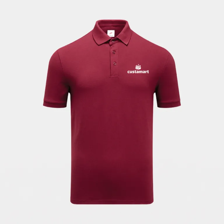 Honeycomb Lycra Polo Shirts