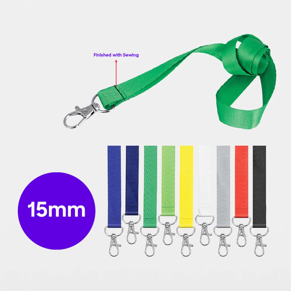 Nylon Lanyard (15mm, Trigger Clip) - LY15
