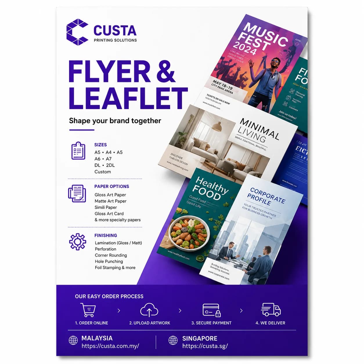 a4 affordable flyer leaflet