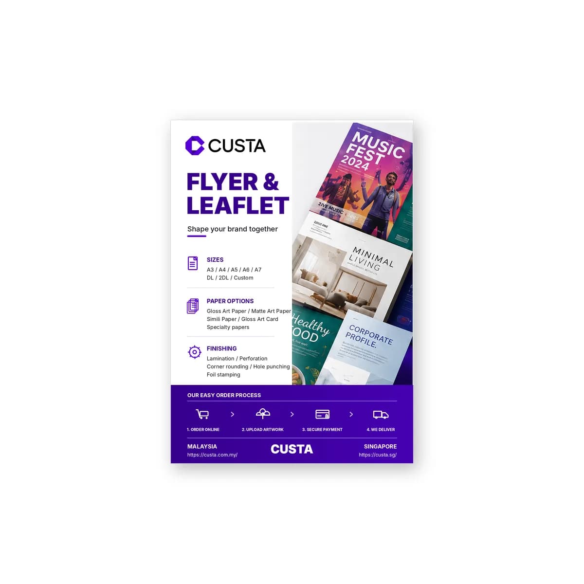 a5 affordable flyer leaflet