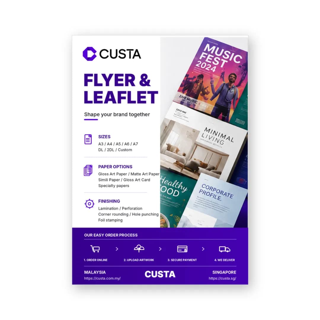 a5 affordable flyer leaflet