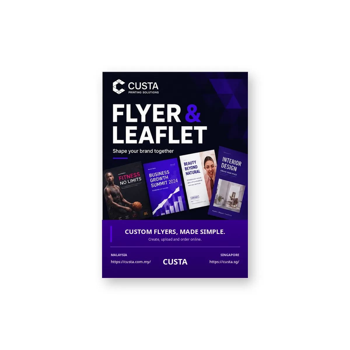 a5 standard flyer leaflet