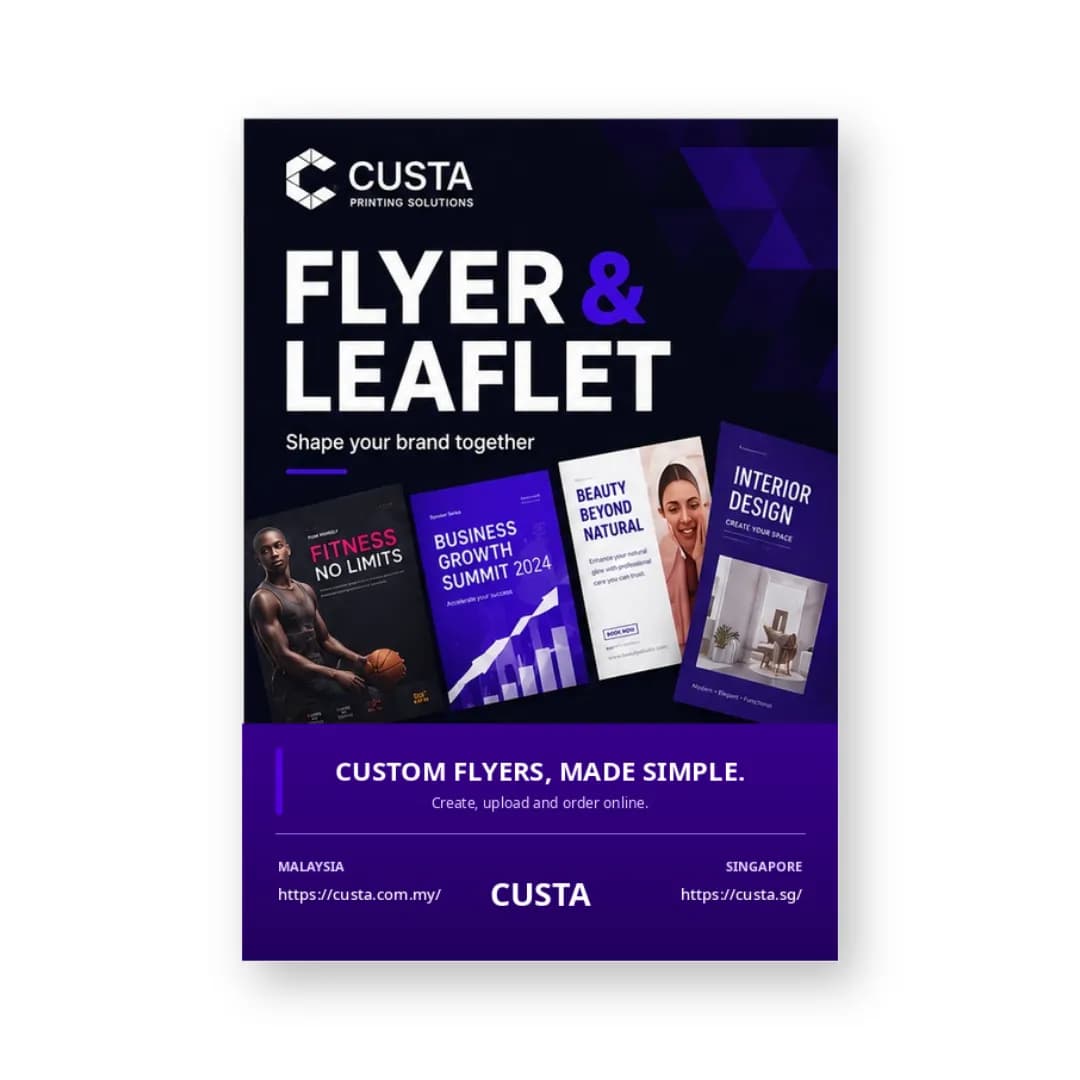 a5 standard flyer leaflet