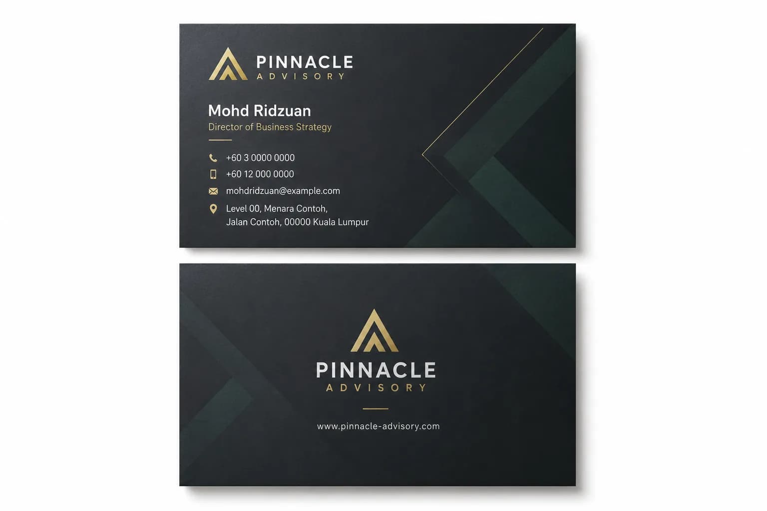 business card matte lamination