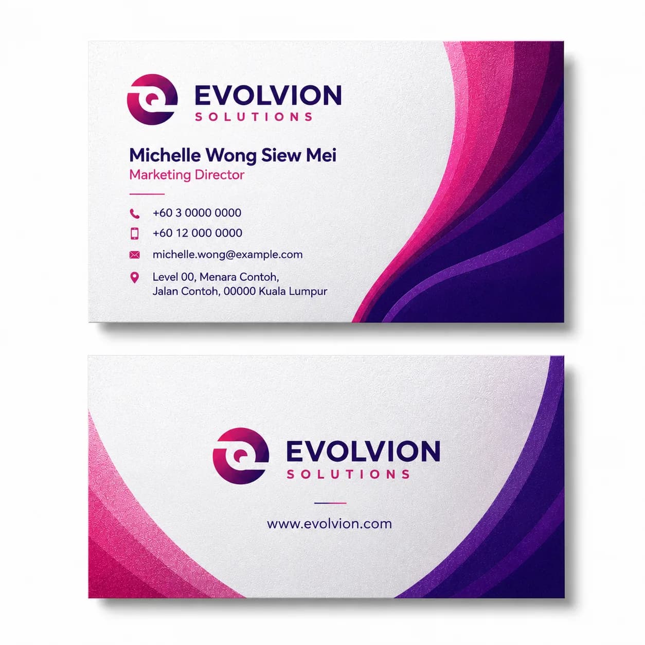 premium paper business card