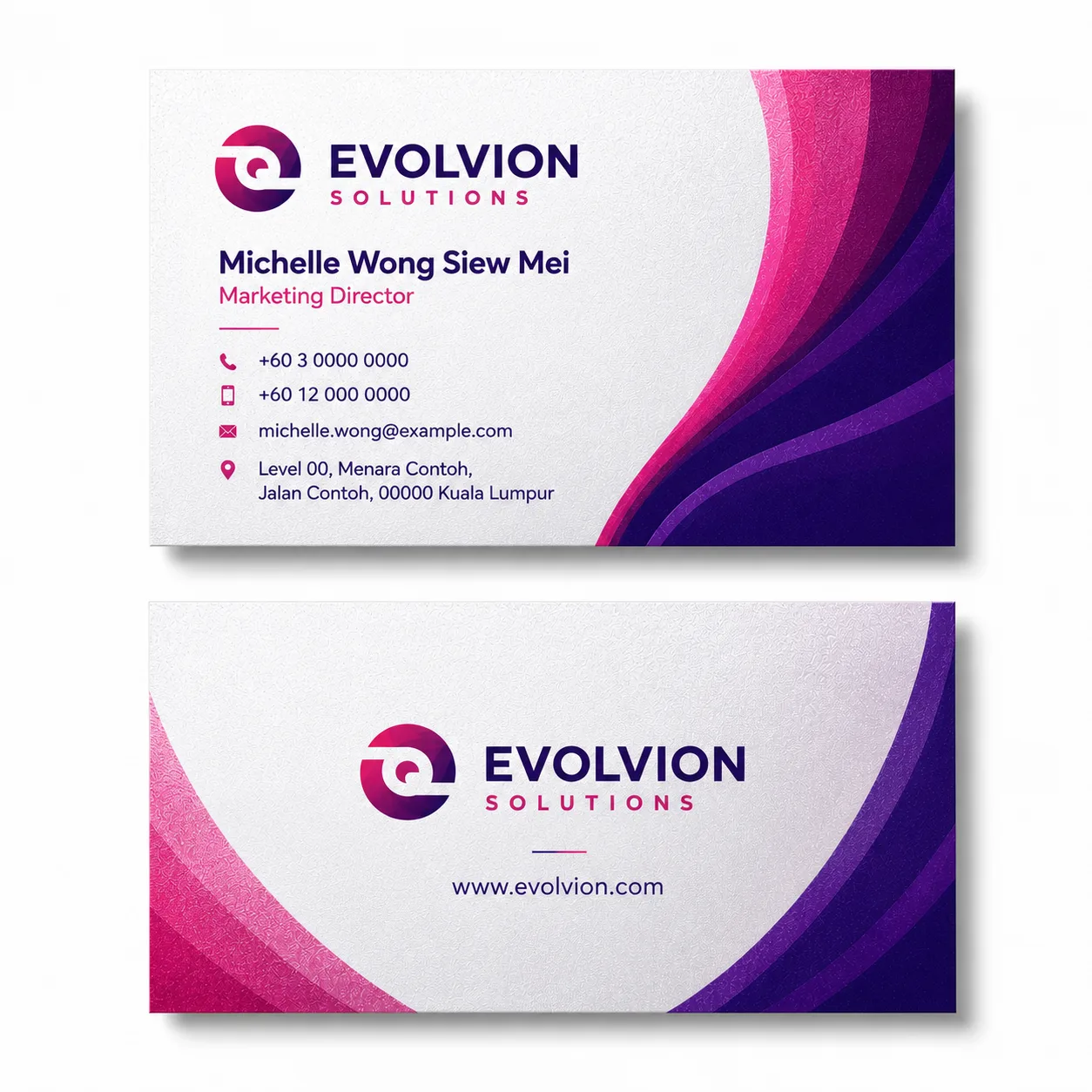 premium paper business card