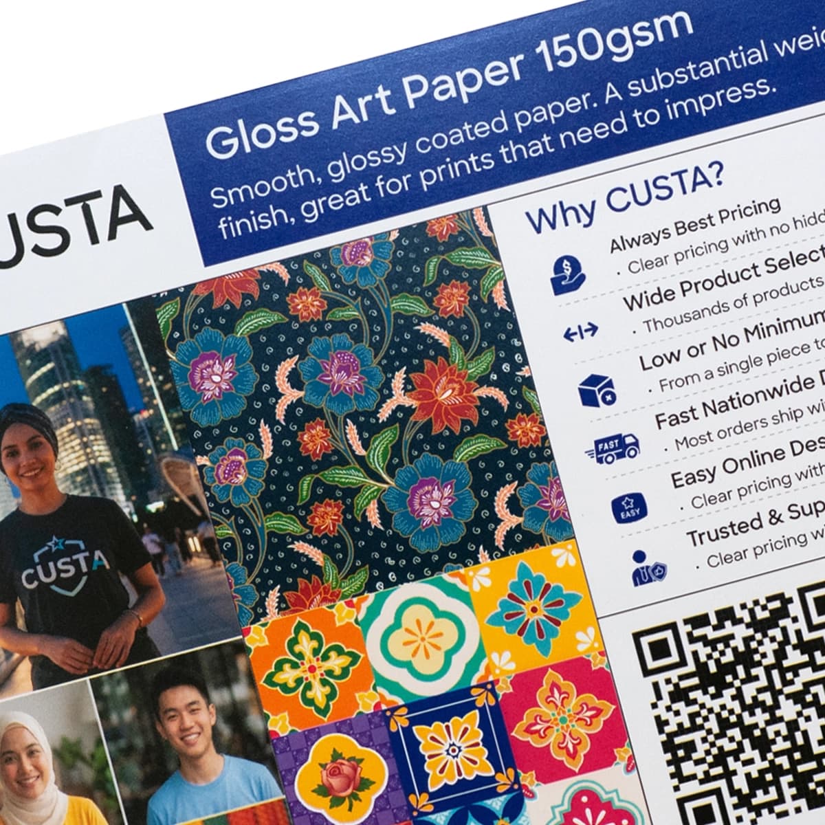 material gloss art paper