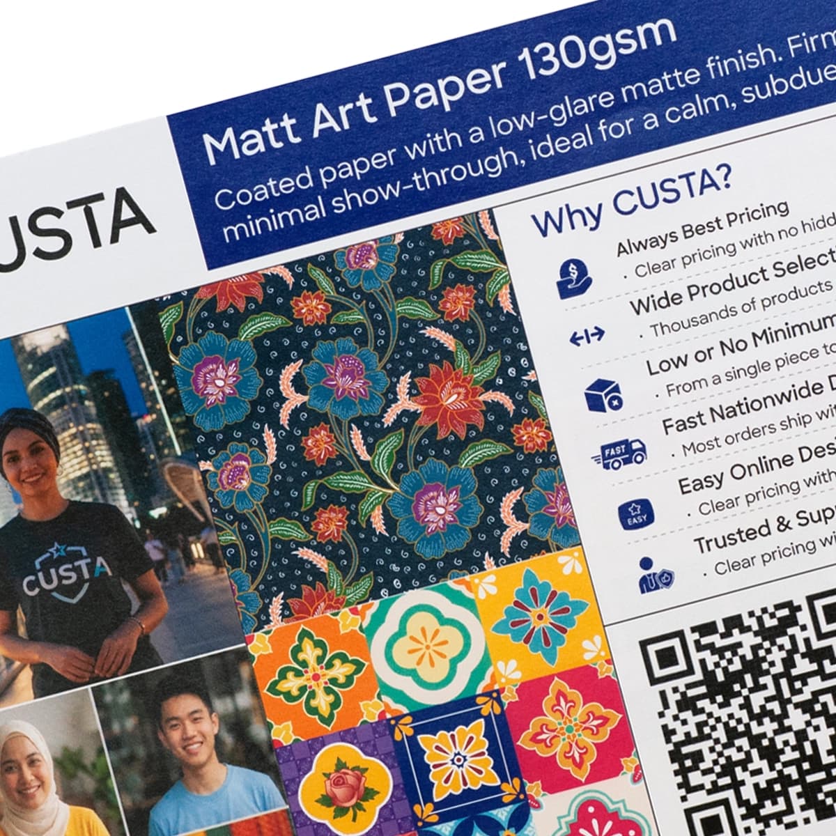 material matte art paper