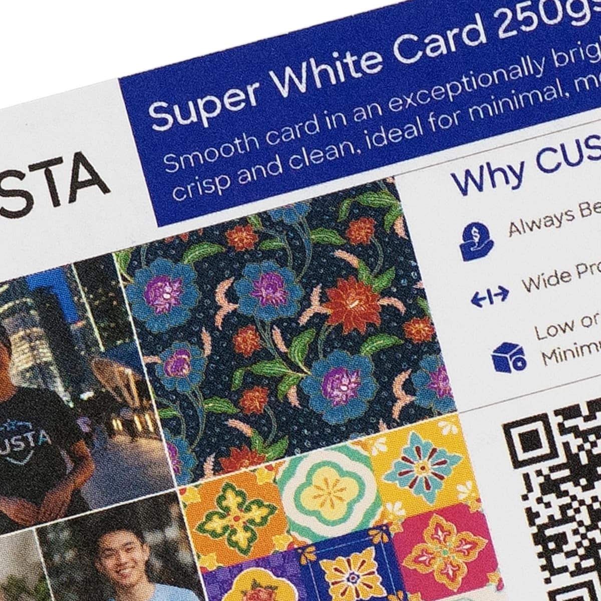 super white card 250gsm