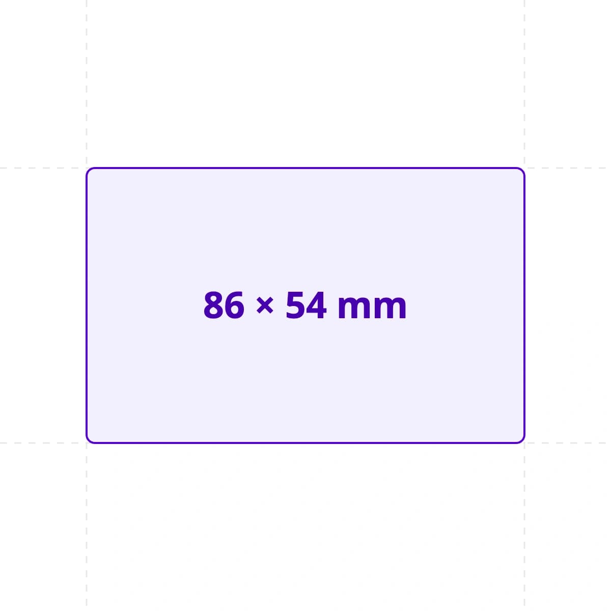 card size 86x54