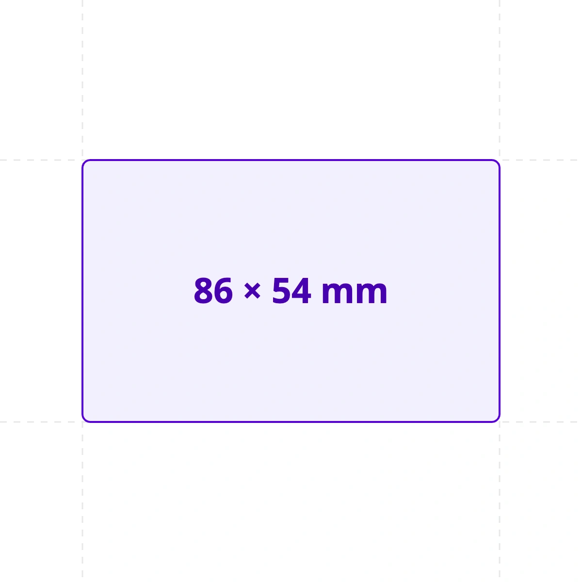 card size 86x54
